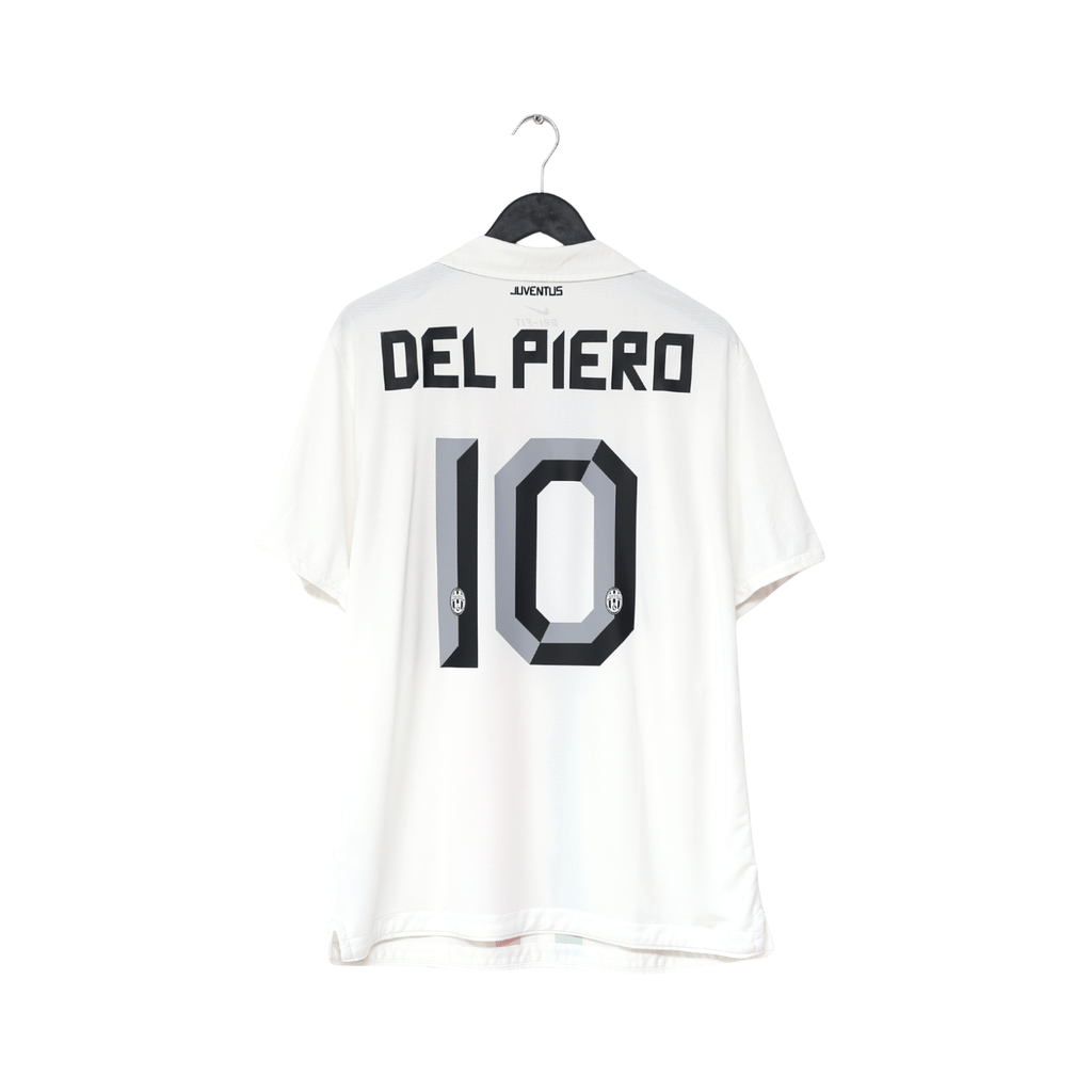 2010/12 DEL PIERO #10 Juventus Vintage Nike Away Football Shirt (L/XL)