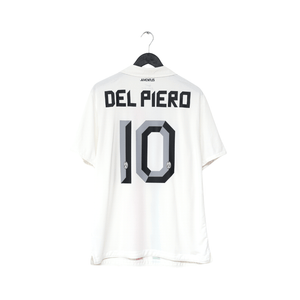 2010/12 DEL PIERO #10 Juventus Vintage Nike Away Football Shirt (L/XL)