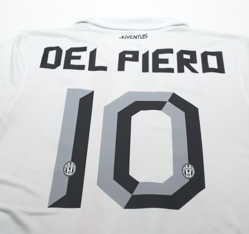 2010/12 DEL PIERO #10 Juventus Vintage Nike Away Football Shirt (M)