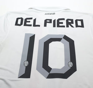 2010/12 DEL PIERO #10 Juventus Vintage Nike Away Football Shirt (M)