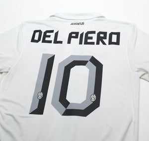 2010/12 DEL PIERO #10 Juventus Vintage Nike Away Football Shirt (M)