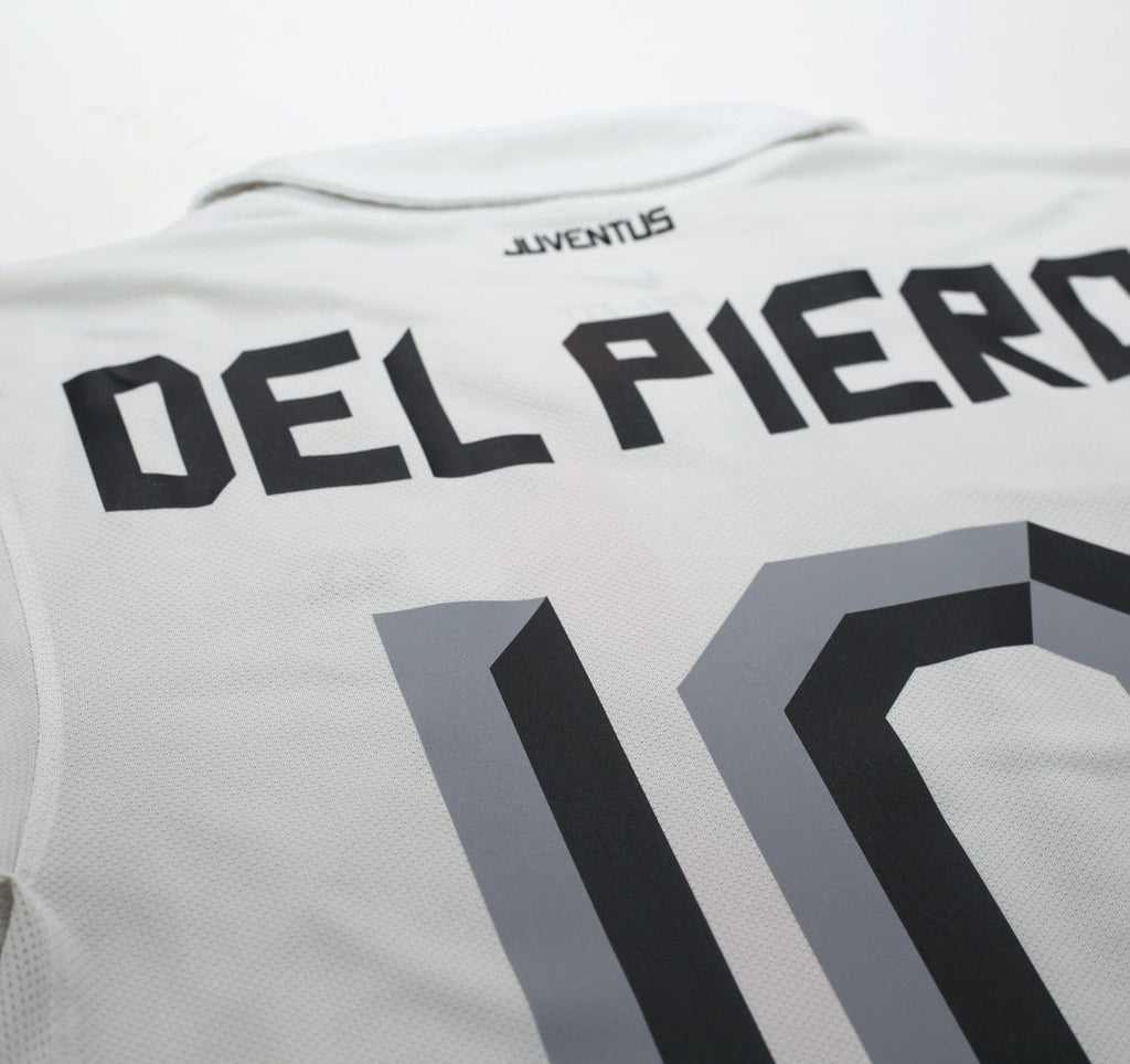 2010/12 DEL PIERO #10 Juventus Vintage Nike Away Football Shirt (M)