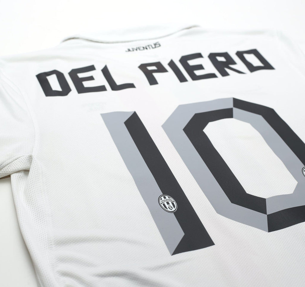 2010/12 DEL PIERO #10 Juventus Vintage Nike Away Football Shirt (M)