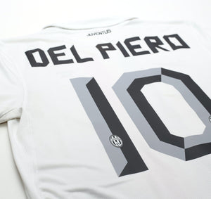 2010/12 DEL PIERO #10 Juventus Vintage Nike Away Football Shirt (M)