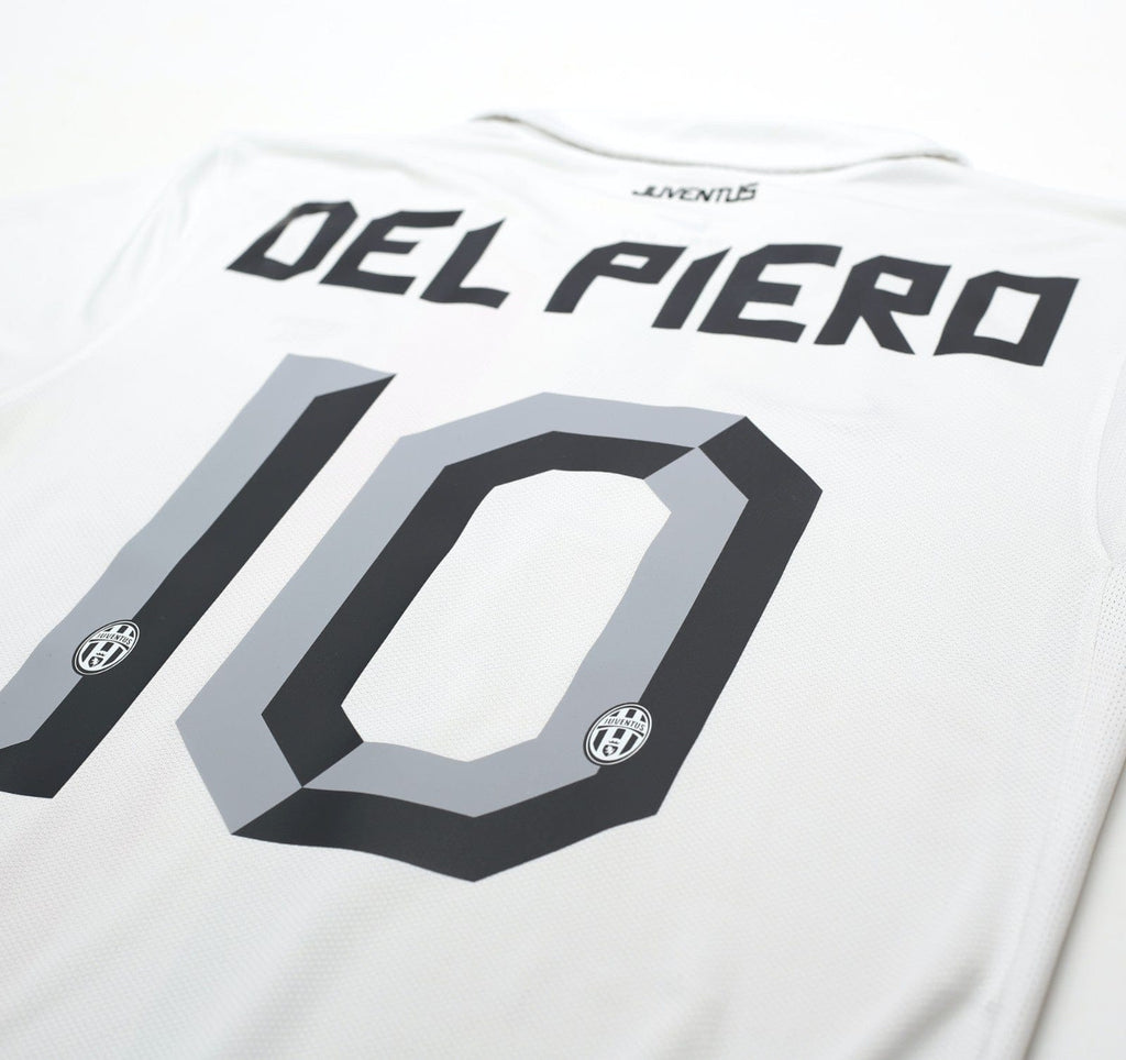 2010/12 DEL PIERO #10 Juventus Vintage Nike Away Football Shirt (M)