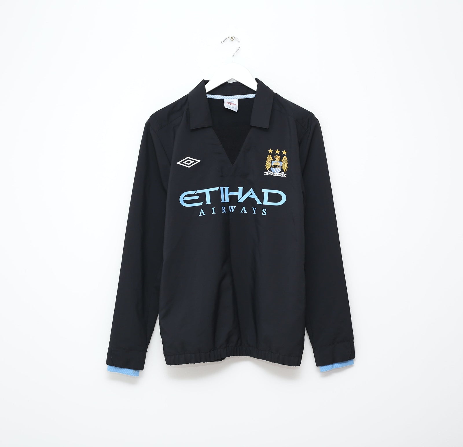 2010/12 Manchester City Vintage Umbro Football Drill Track Top (M)