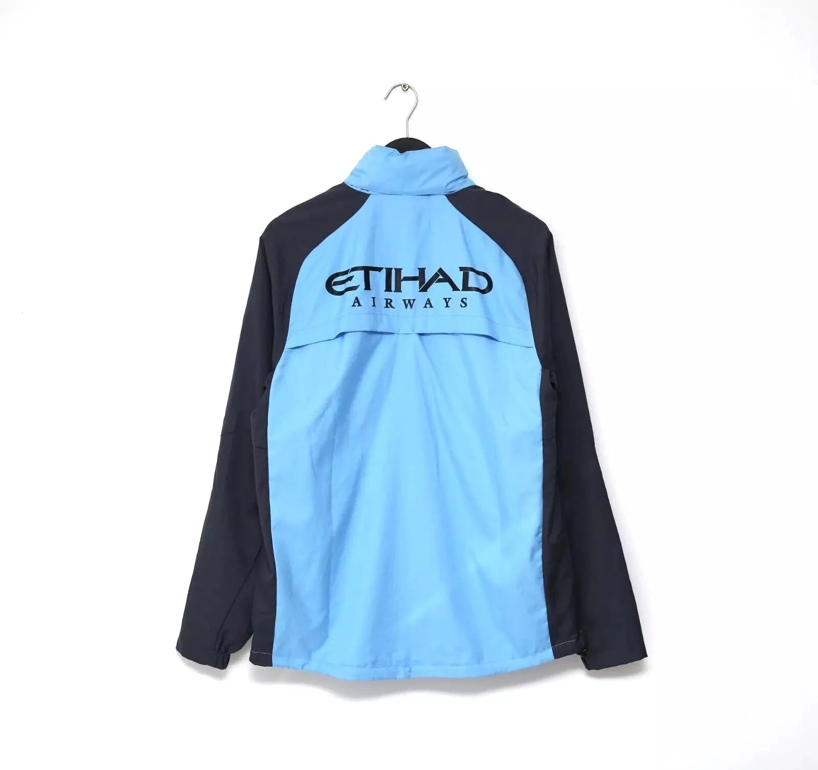 2010/12 MANCHESTER CITY Vintage Umbro Football Hooded Jacket (M)