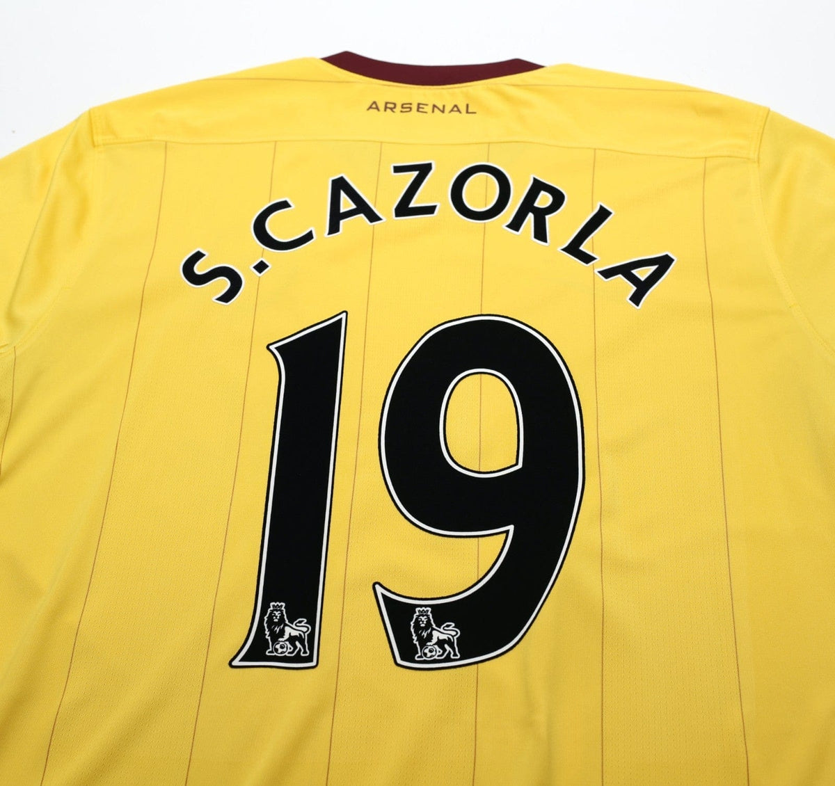 2010/13 S. CAZORLA #19 Arsenal Vintage Nike Third Football Shirt (XL)