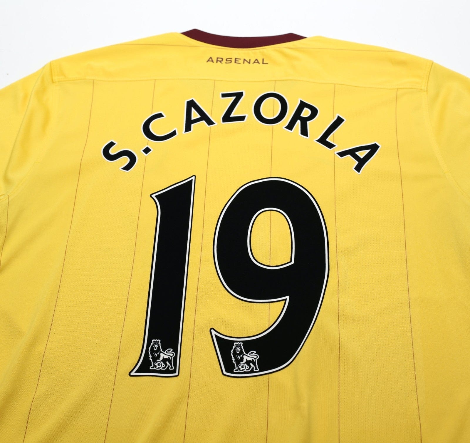 2010/13 S. CAZORLA #19 Arsenal Vintage Nike Third Football Shirt (XL)