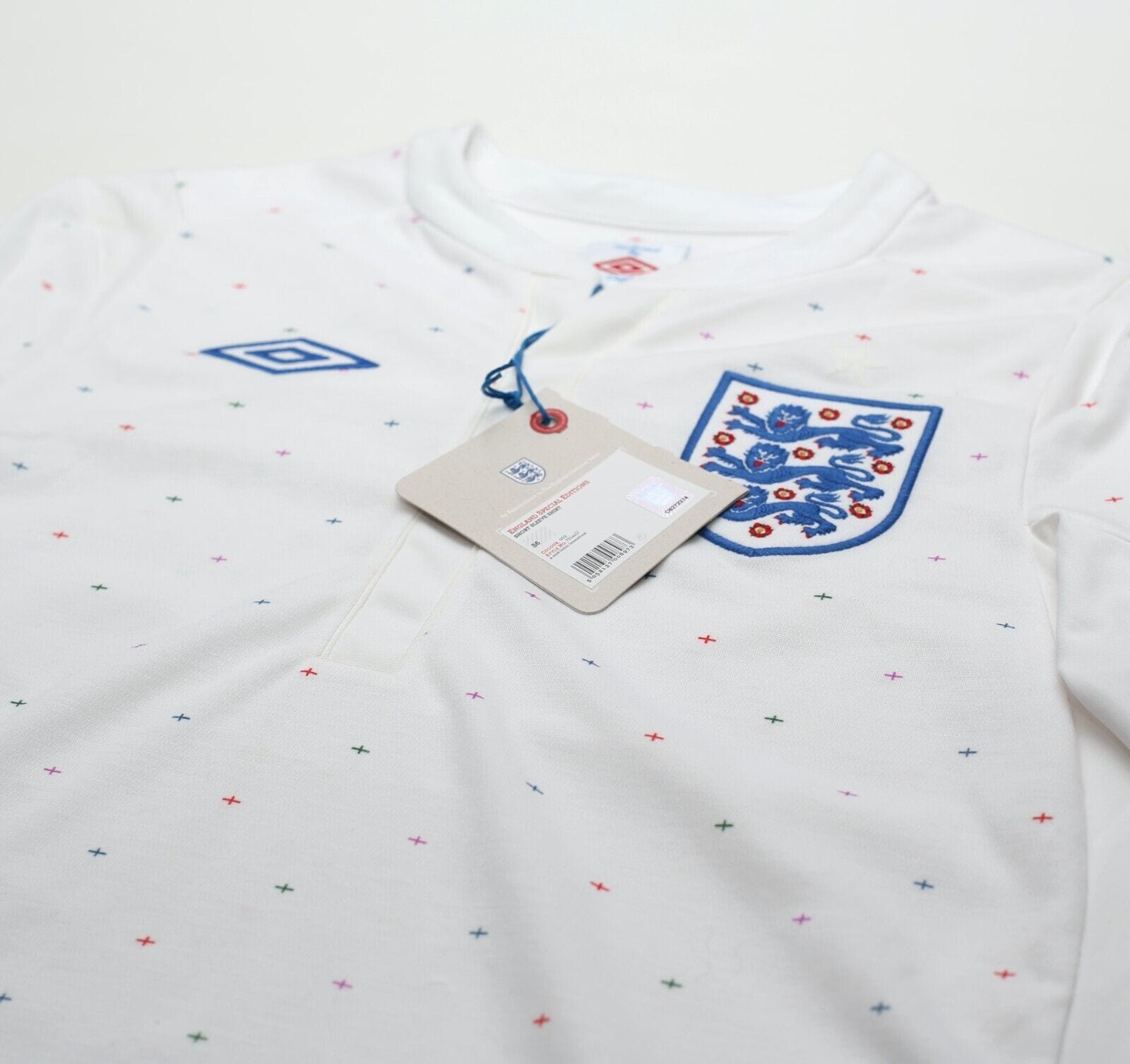 2010 ENGLAND Vintage Umbro Peter Saville Ltd Edition Home BNWT Football Shirt S