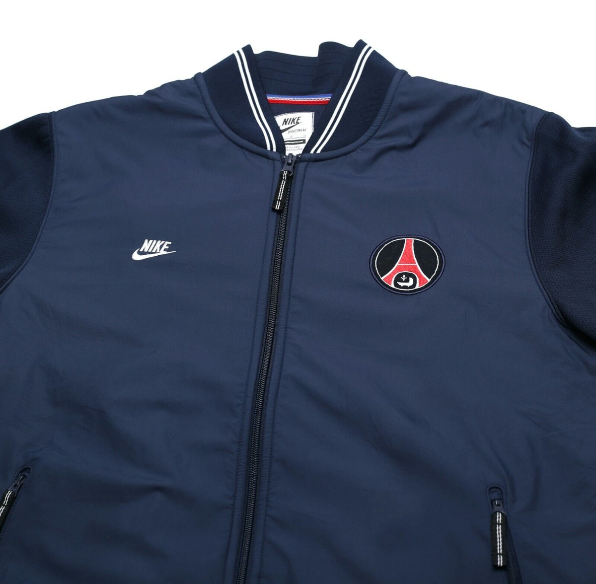 2010's PSG Vintage Nike Football Bomber Jacket Track Top (L