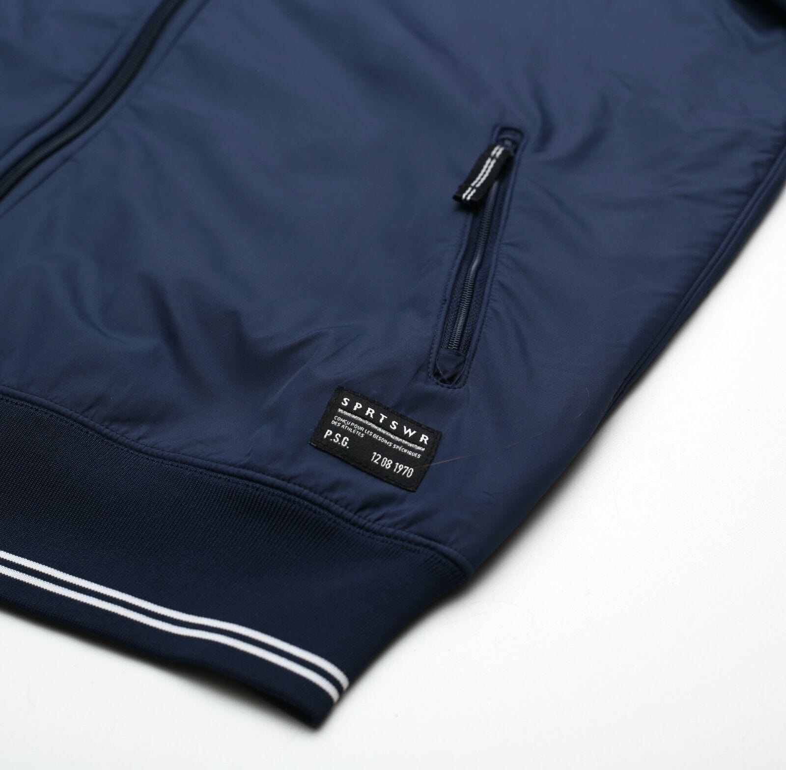 2010's PSG Vintage Nike Football Bomber Jacket Track Top (L)