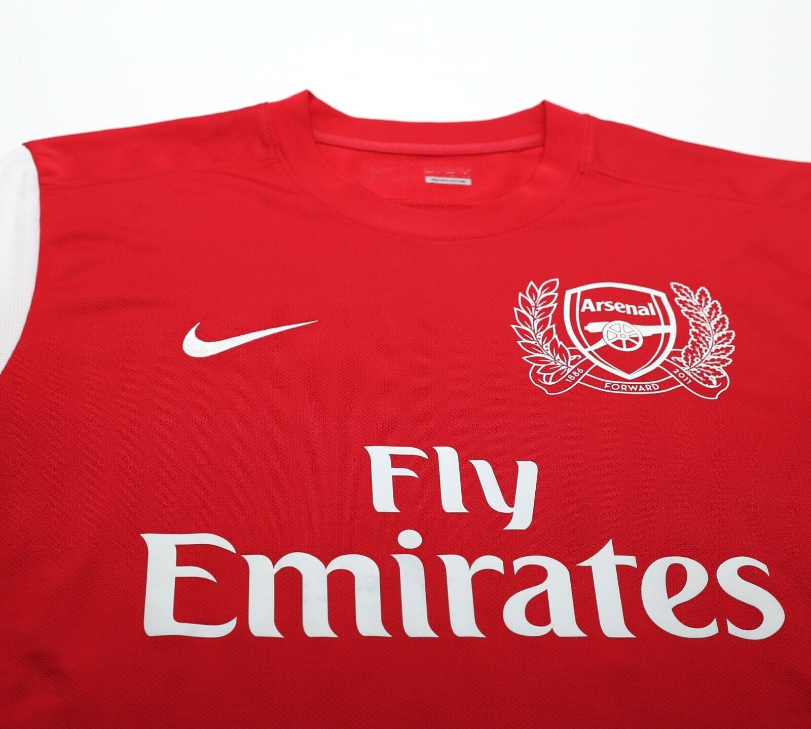 2011/12 ARTETA #8 Arsenal Vintage Nike Home Football Shirt Jersey (M)