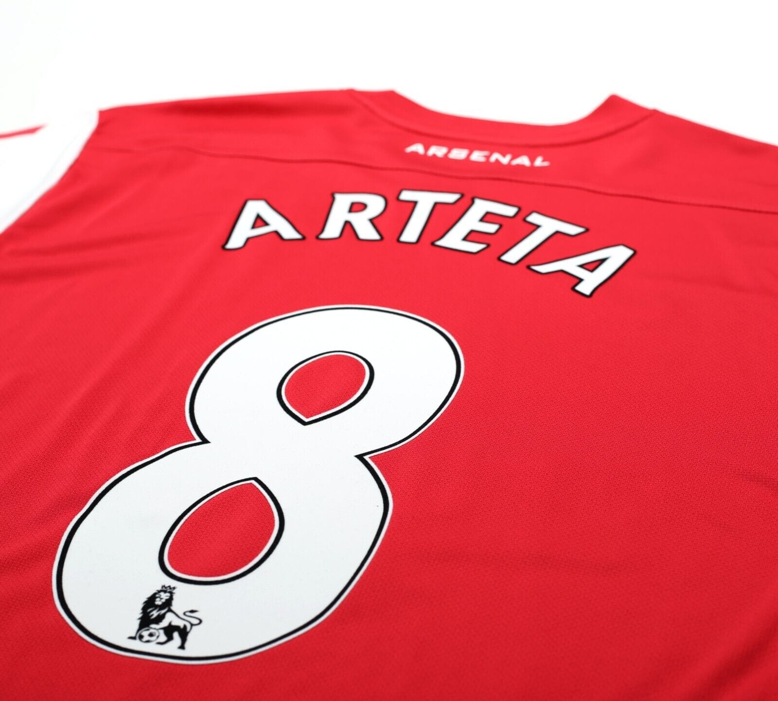 2011/12 ARTETA #8 Arsenal Vintage Nike Home Football Shirt Jersey (M)