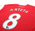 2011/12 ARTETA #8 Arsenal Vintage Nike Home Football Shirt Jersey (M)