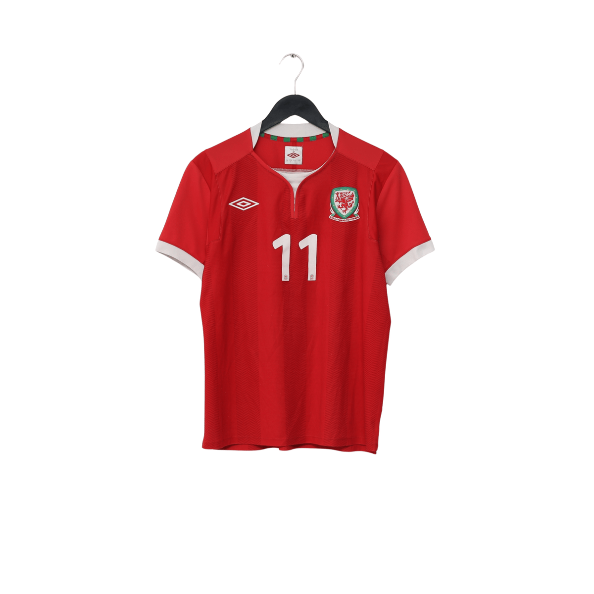 2011/12 Bale #11 Wales Vintage Umbro Home Football Shirt (S)