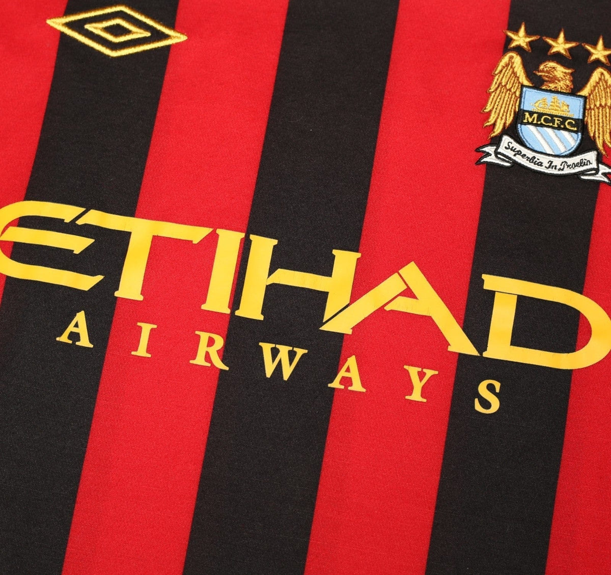 2011/12 BALOTELLI #45 Manchester City Vintage Umbro Away Football Shirt (XL) 46