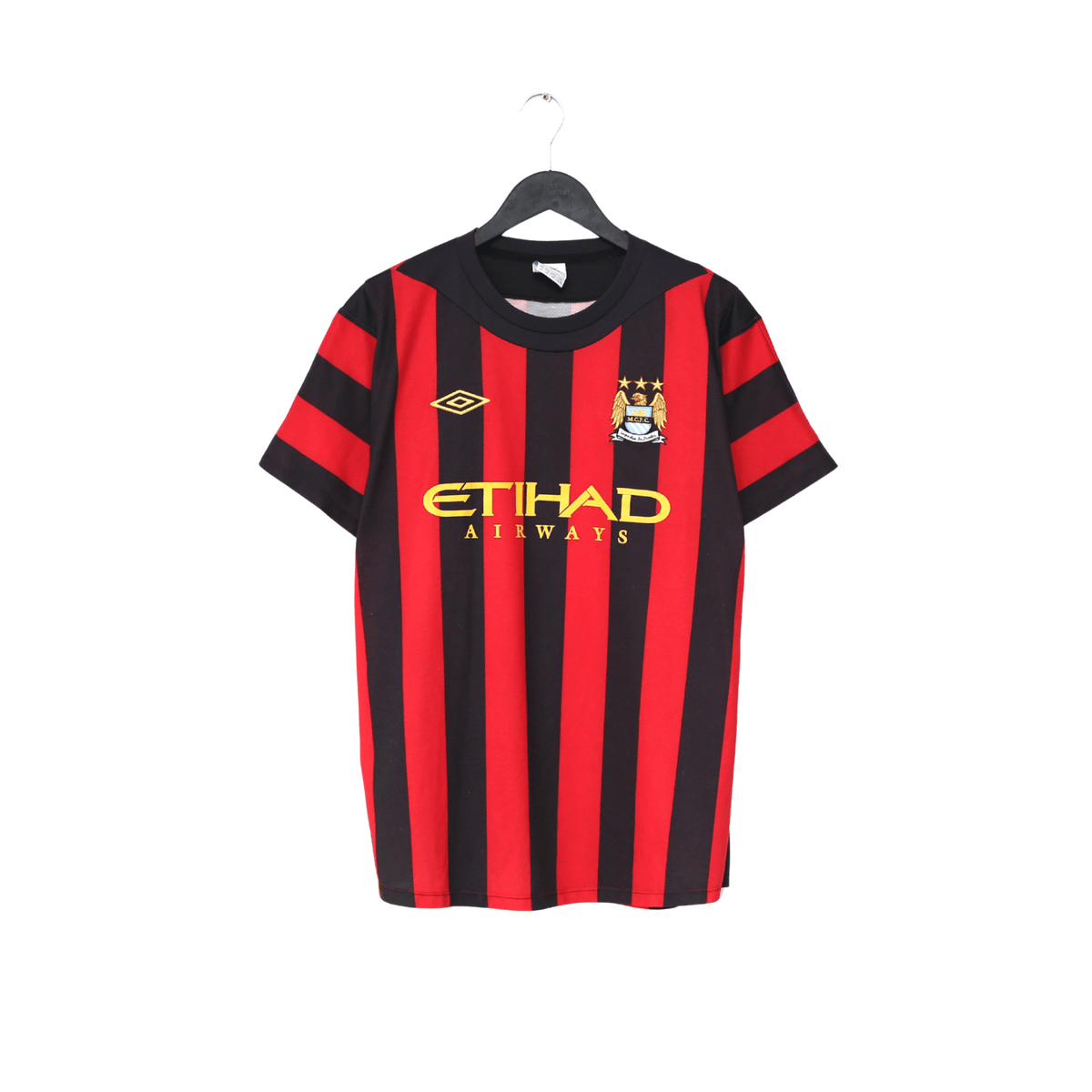 2011/12 BALOTELLI #45 Manchester City Vintage Umbro Away Football Shirt (XL) 46