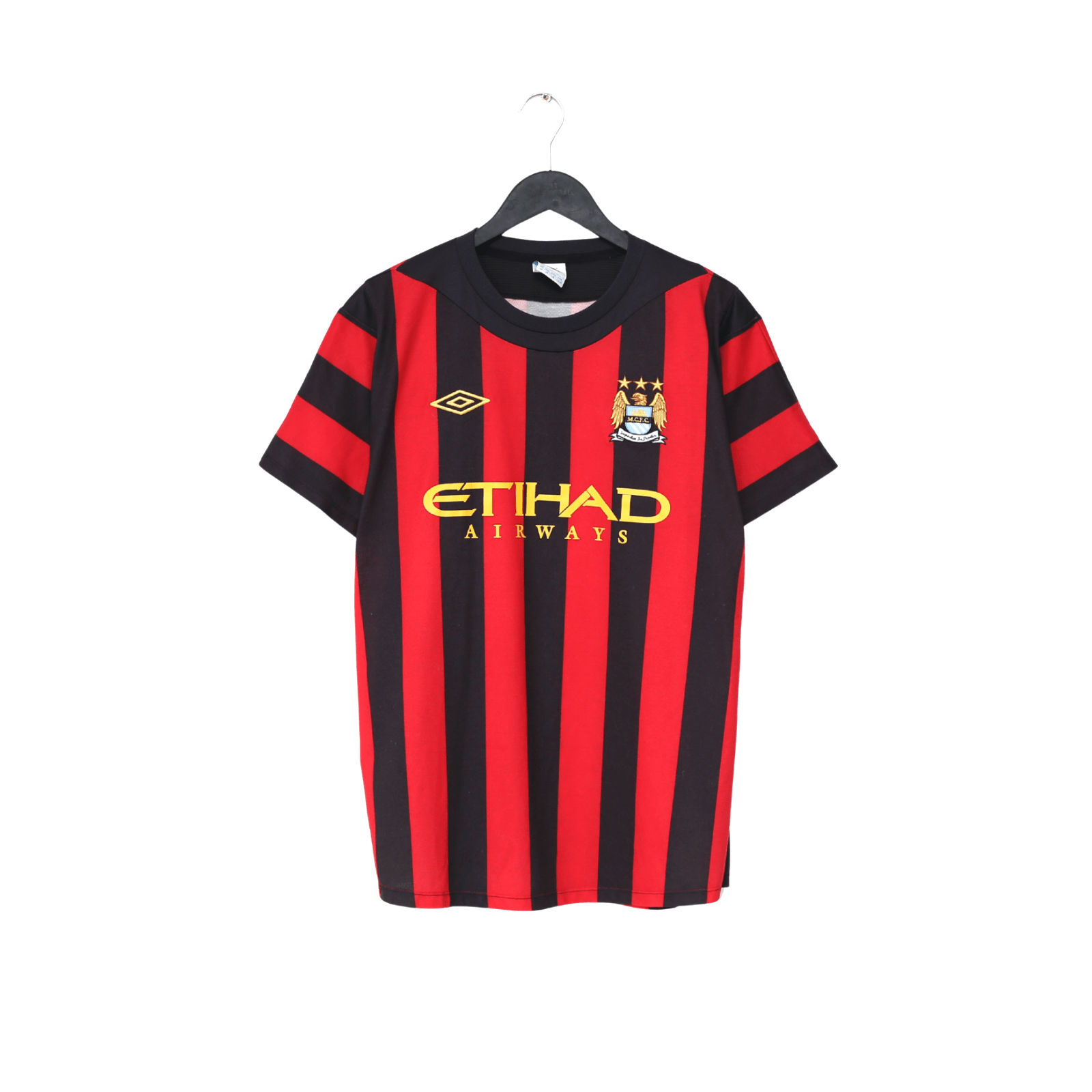 2011/12 BALOTELLI #45 Manchester City Vintage Umbro Away Football Shirt (XL) 46