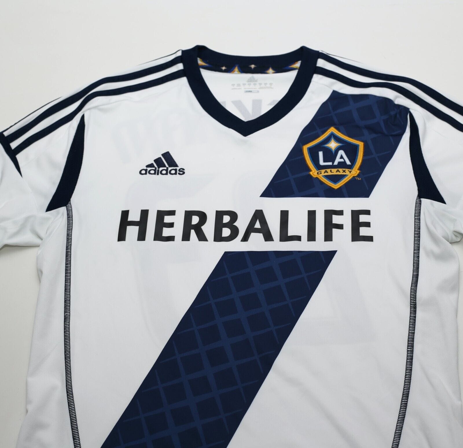 2011/12 BECKHAM #23 LA Galaxy Vintage adidas Home Football Shirt Jersey (S)