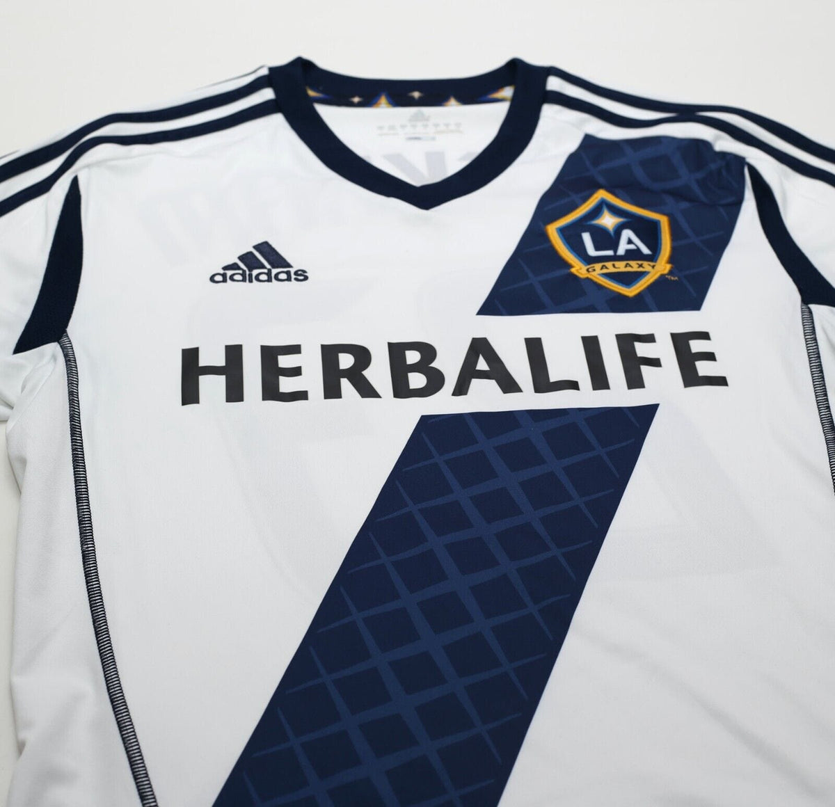 2011/12 BECKHAM #23 LA Galaxy Vintage adidas Home Football Shirt Jersey (S)