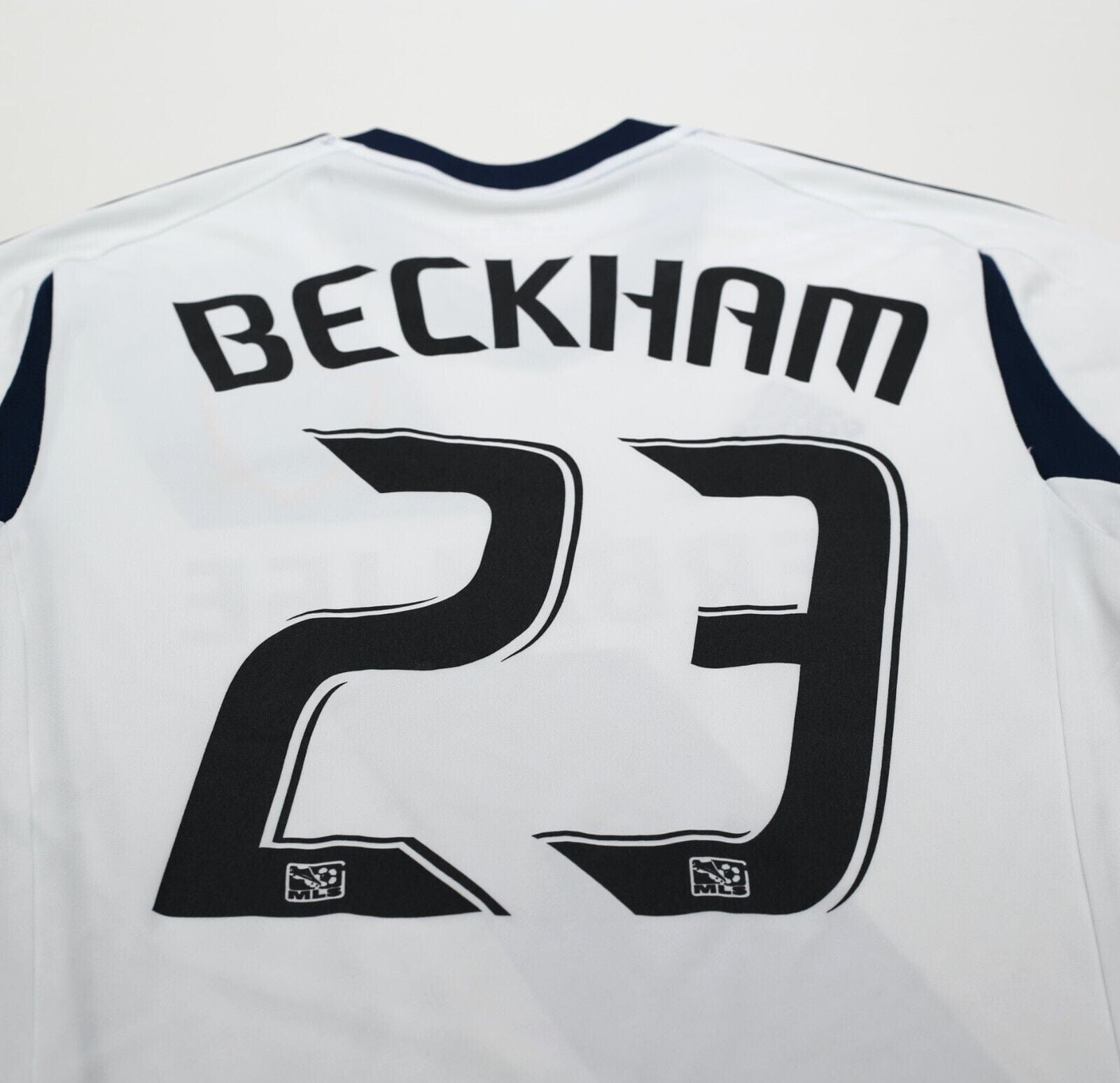 2011/12 BECKHAM #23 LA Galaxy Vintage adidas Home Football Shirt Jersey (S)