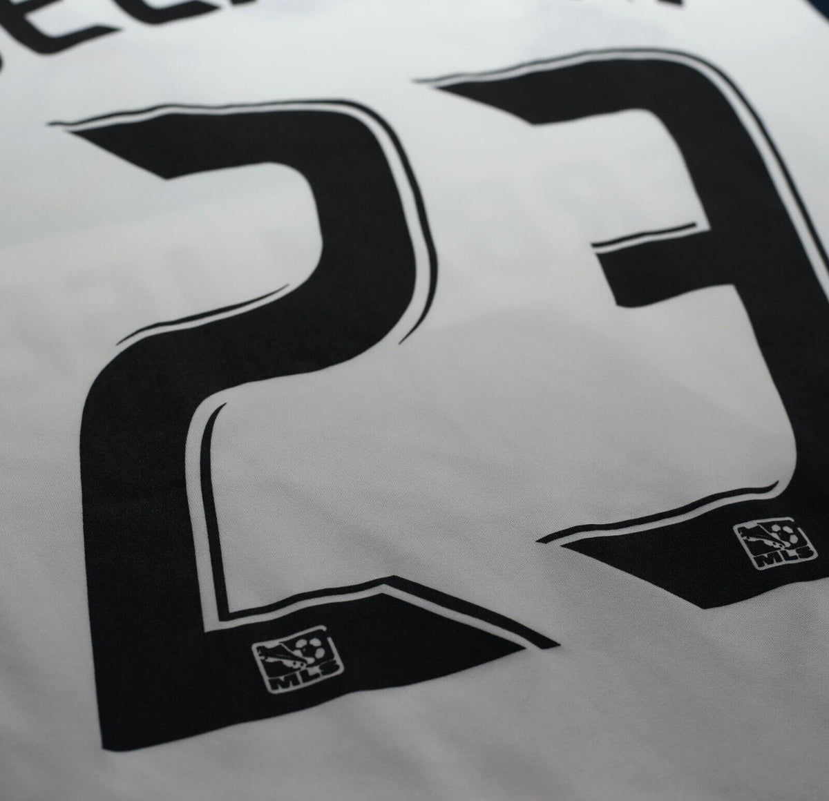 2011/12 BECKHAM #23 LA Galaxy Vintage adidas Home Football Shirt Jersey (S)