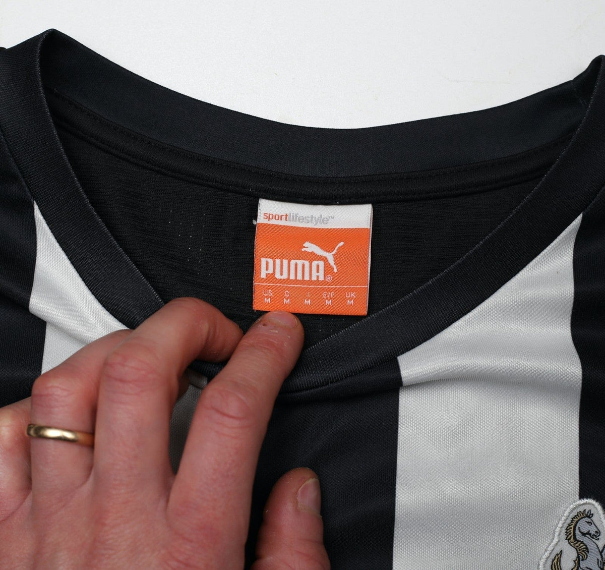 2011/12 BEN ARFA #10 Newcastle United Vintage PUMA Home Football Shirt (M)