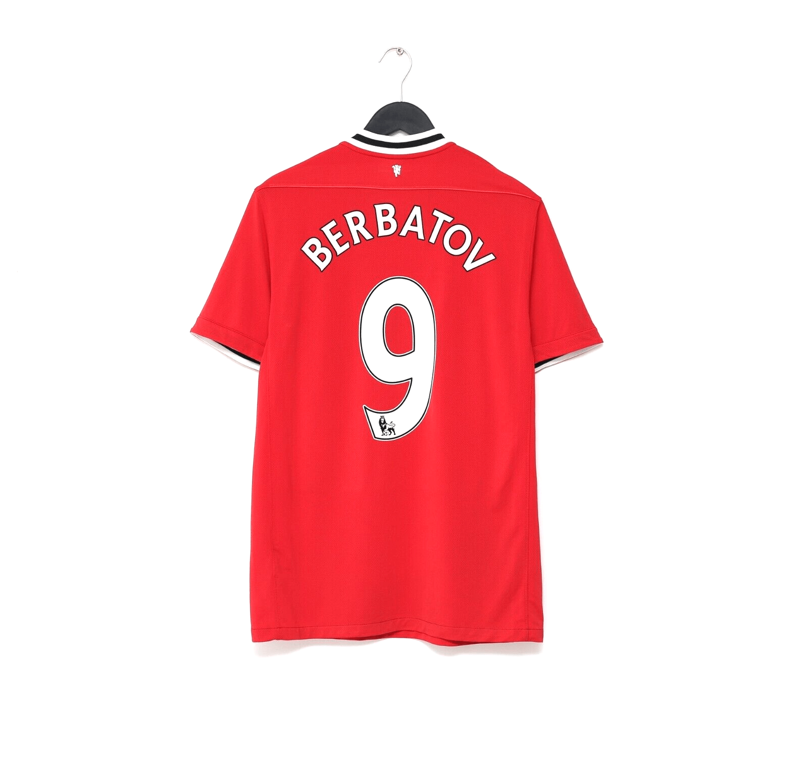 2011/12 BERBATOV #9 Manchester United Vintage Nike Home Football Shirt (M/L)