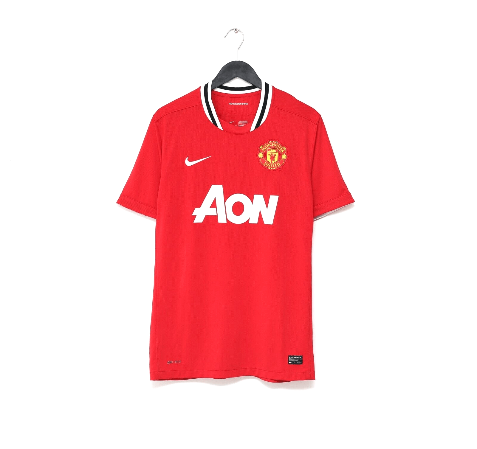 2011/12 BERBATOV #9 Manchester United Vintage Nike Home Football Shirt (M/L)