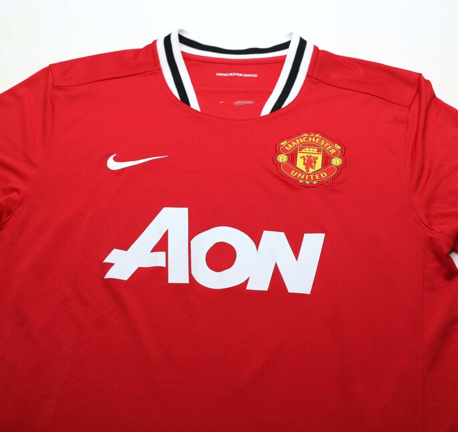 2011/12 BERBATOV #9 Manchester United Vintage Nike Home Football Shirt (M/L)