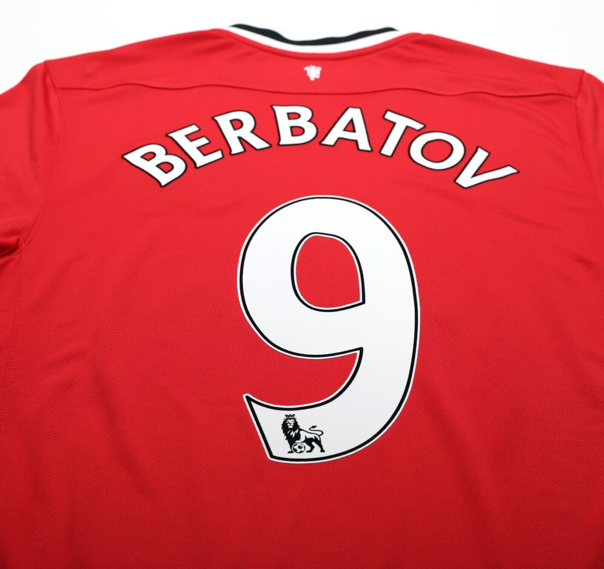 2011/12 BERBATOV #9 Manchester United Vintage Nike Home Football Shirt (M/L)