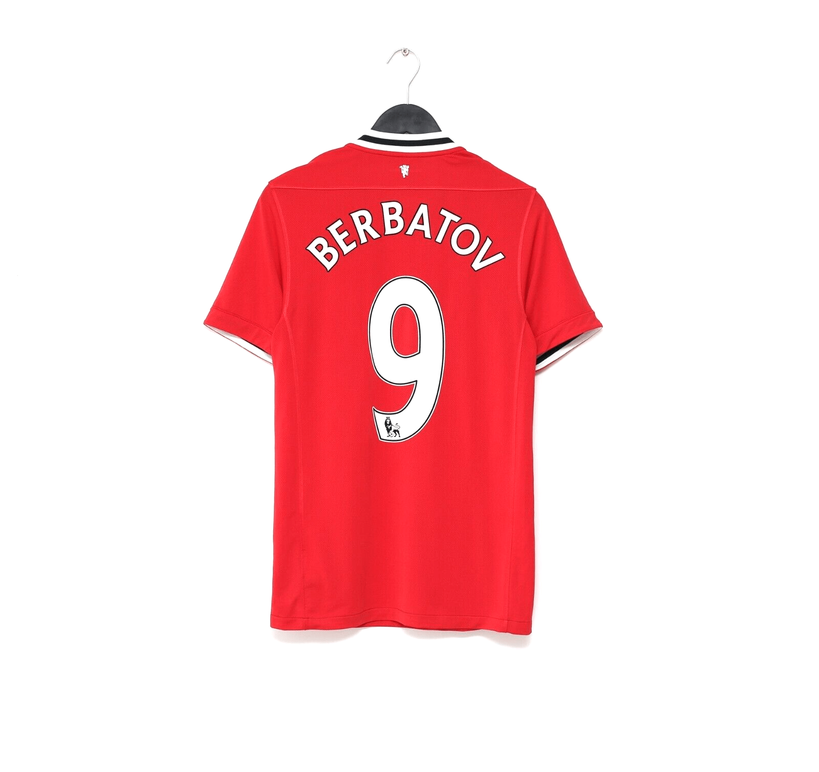 2011/12 BERBATOV #9 Manchester United Vintage Nike Home Football Shirt (S)