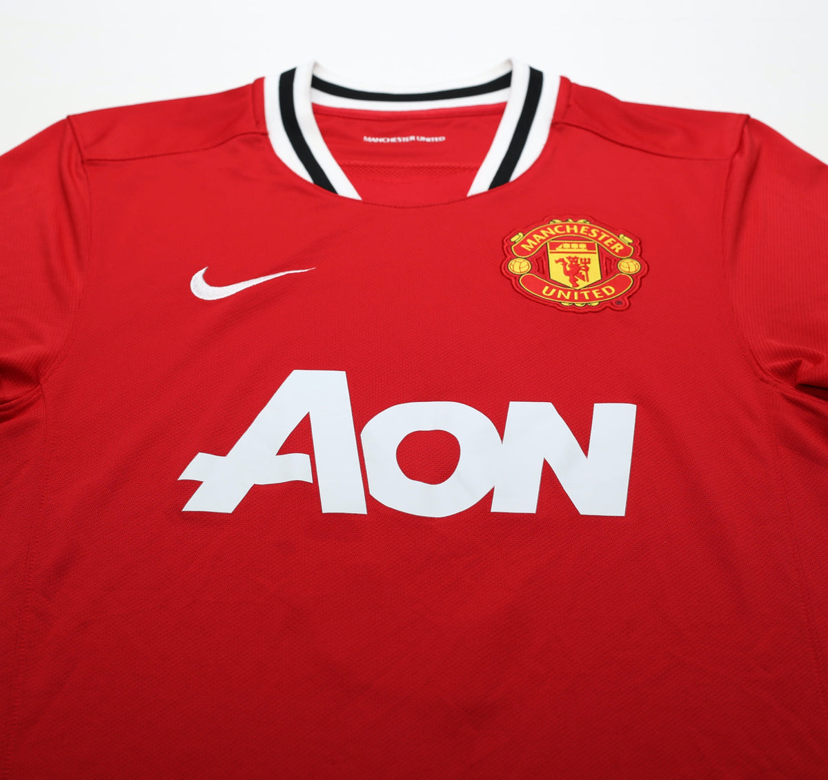 2011/12 BERBATOV #9 Manchester United Vintage Nike Home Football Shirt (S)