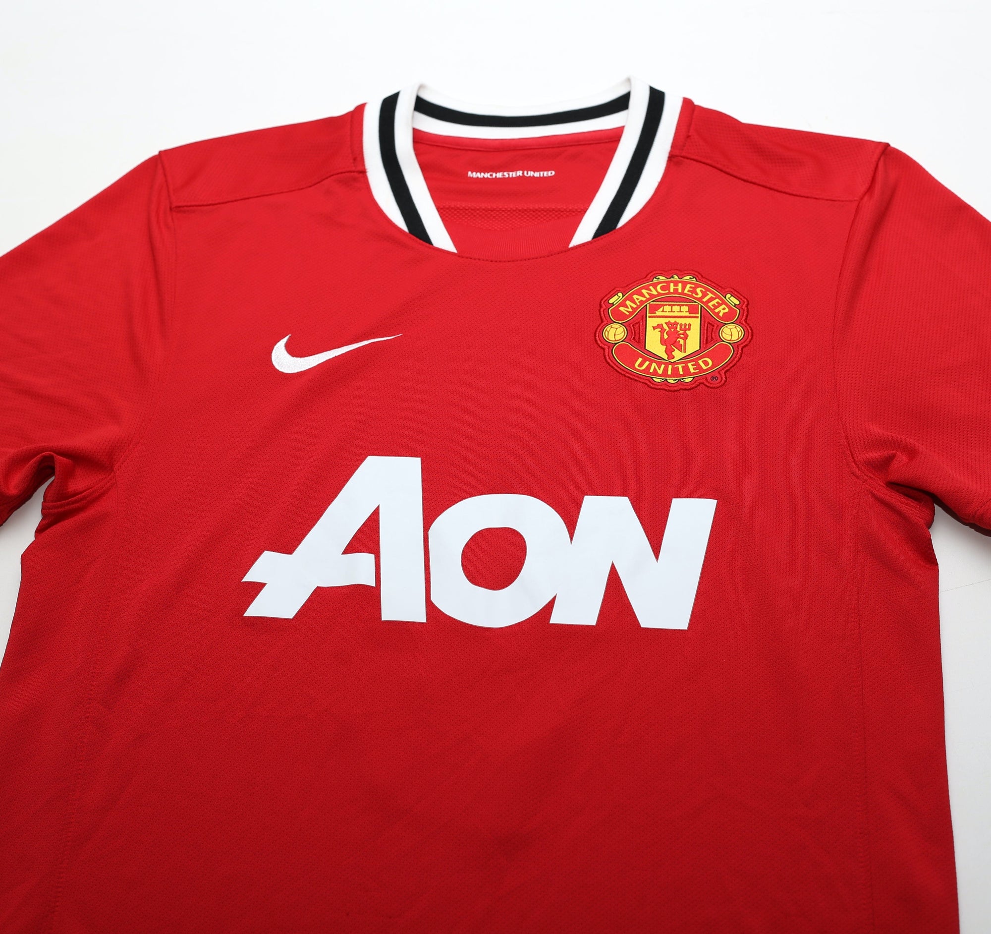 2011/12 BERBATOV #9 Manchester United Vintage Nike Home Football Shirt (S)