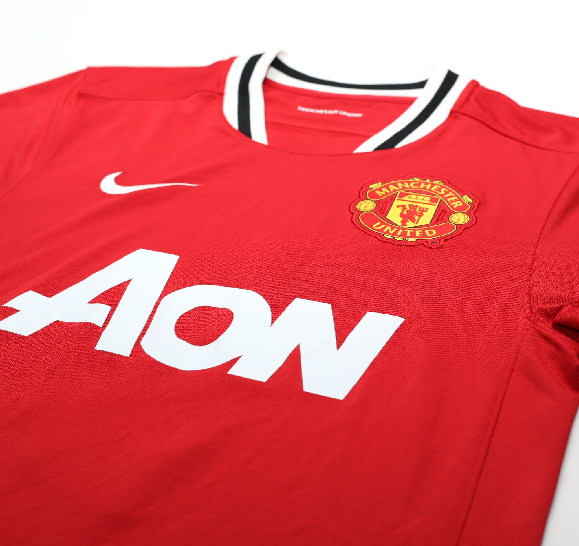 2011/12 BERBATOV #9 Manchester United Vintage Nike Home Football Shirt (S)