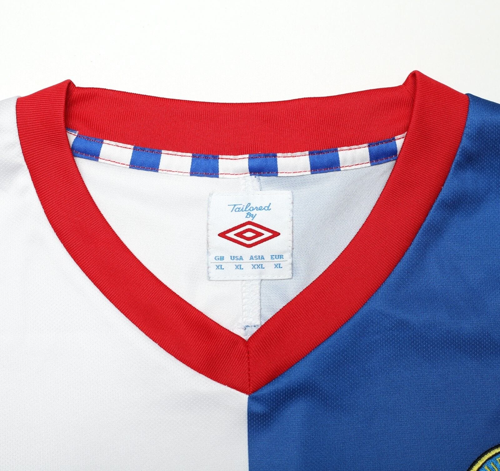 2011/12 BLACKBURN ROVERS Vintage Umbro Home Football Shirt (XL)