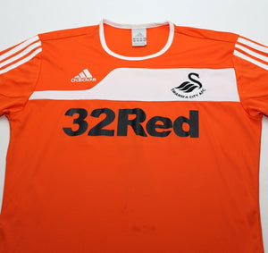 2011/12 BRITTON #7 Swansea City Vintage adidas Away Football Shirt (S)