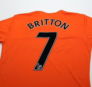 2011/12 BRITTON #7 Swansea City Vintage adidas Away Football Shirt (S)