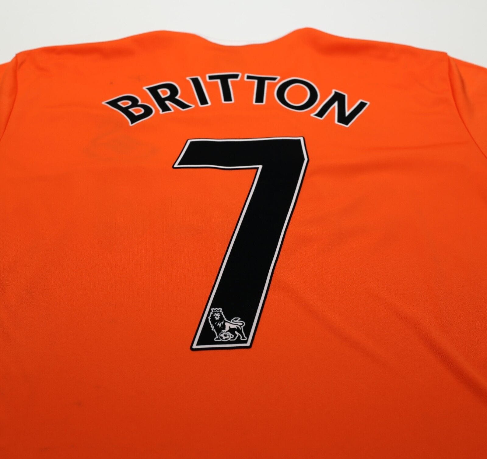 2011/12 BRITTON #7 Swansea City Vintage adidas Away Football Shirt (S)