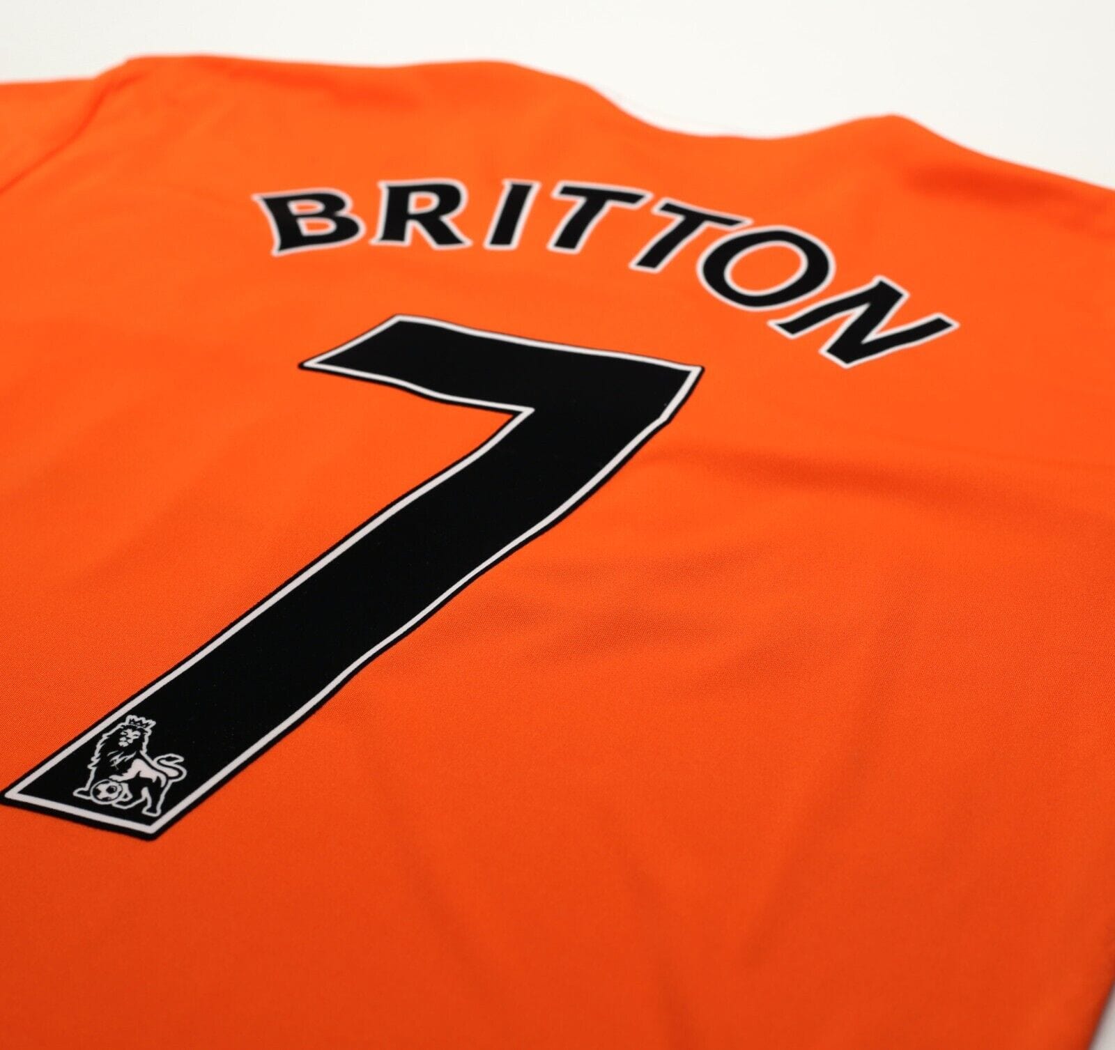 2011/12 BRITTON #7 Swansea City Vintage adidas Away Football Shirt (S)