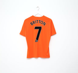 2011/12 BRITTON #7 Swansea City Vintage adidas Away Football Shirt (S)