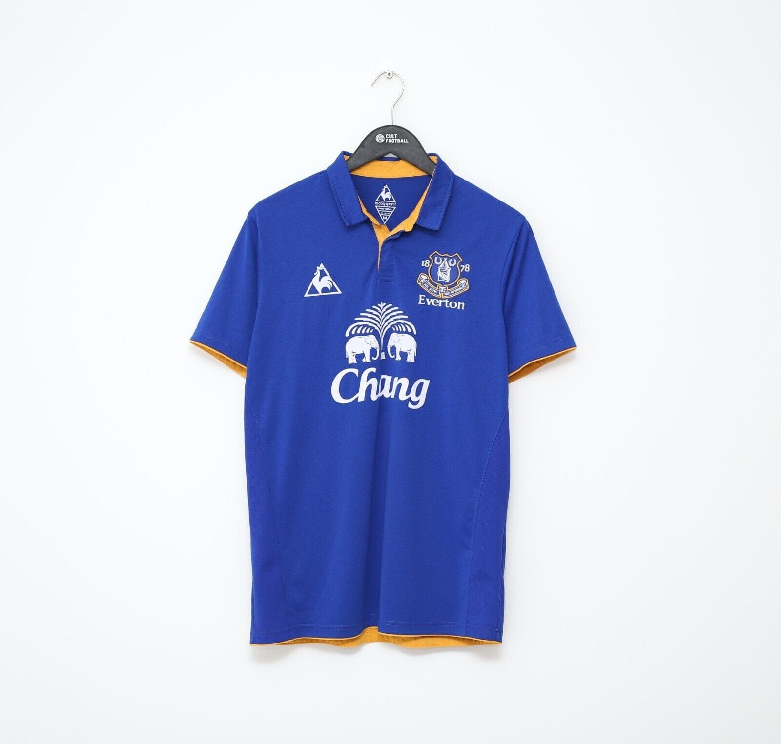 2011/12 DONOVAN #9 Everton Vintage le coq sportif Home Football Shirt Jersey (M)