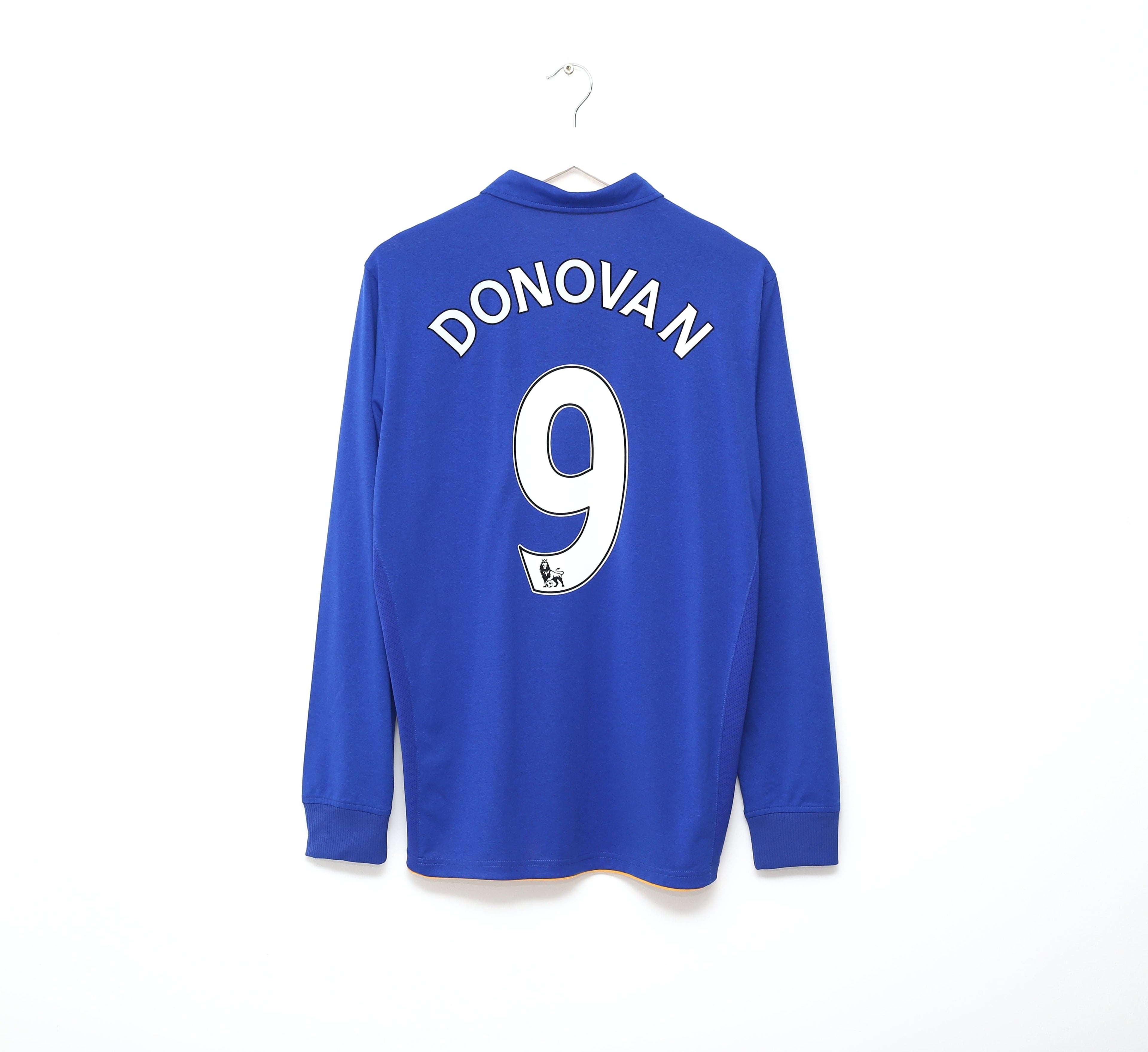 2011/12 DONOVAN #9 Everton Vintage le coq sportif Home Football Shirt Jersey (M)