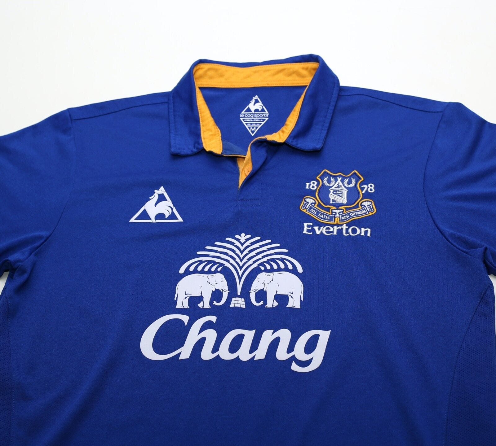 2011/12 DONOVAN #9 Everton Vintage le coq sportif Home Football Shirt Jersey (M)