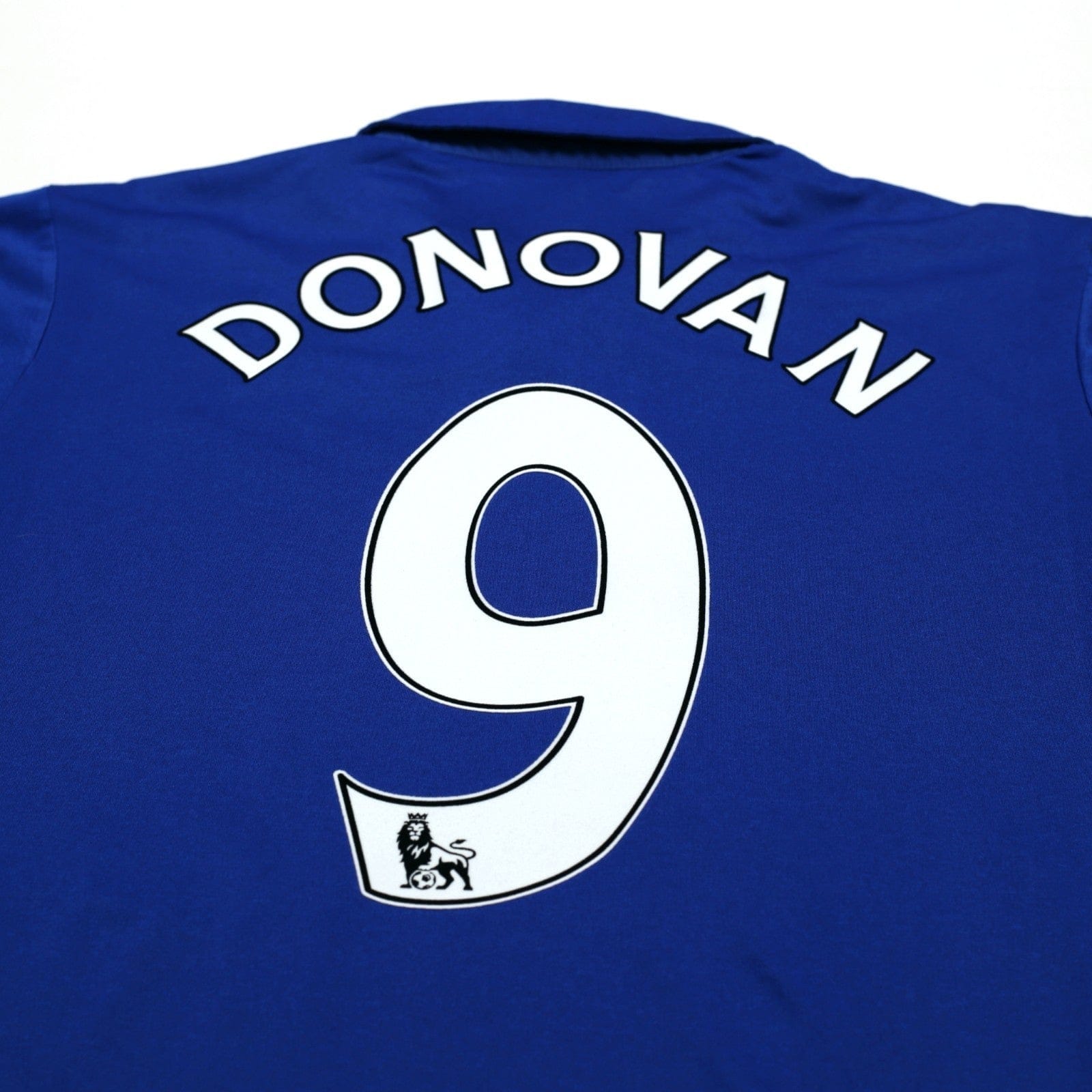 2011/12 Donovan #9 Everton Vintage le coq sportif Home Football Shirt (L)