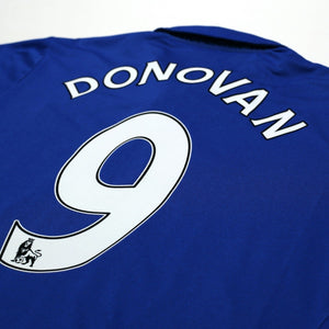 2011/12 Donovan #9 Everton Vintage le coq sportif Home Football Shirt (L)
