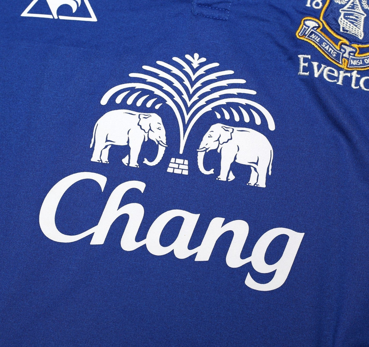 2011/12 DONOVAN #9 Everton Vintage le coq sportif Home Football Shirt (XL)