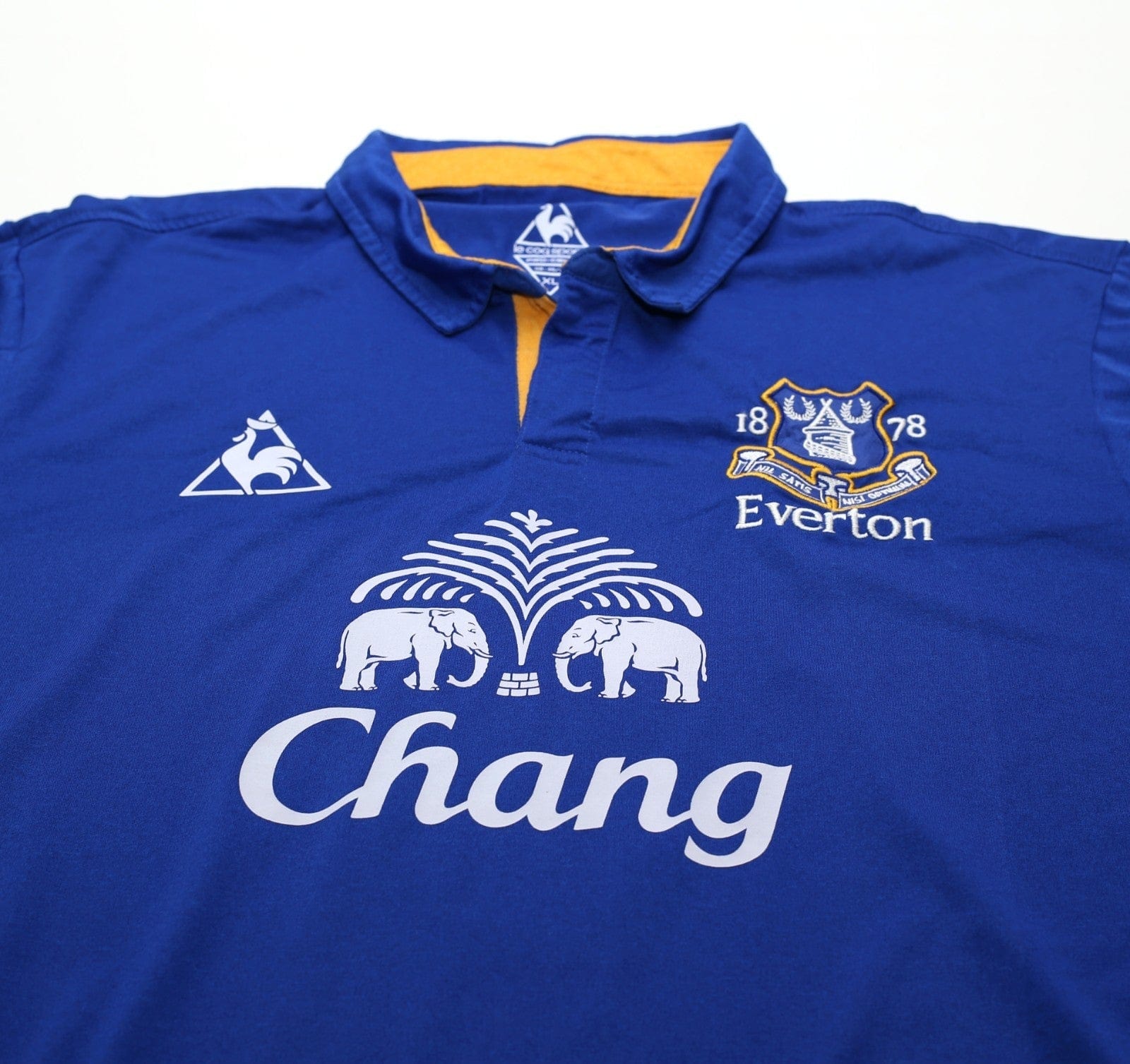 2011/12 DONOVAN #9 Everton Vintage le coq sportif Home Football Shirt (XL)