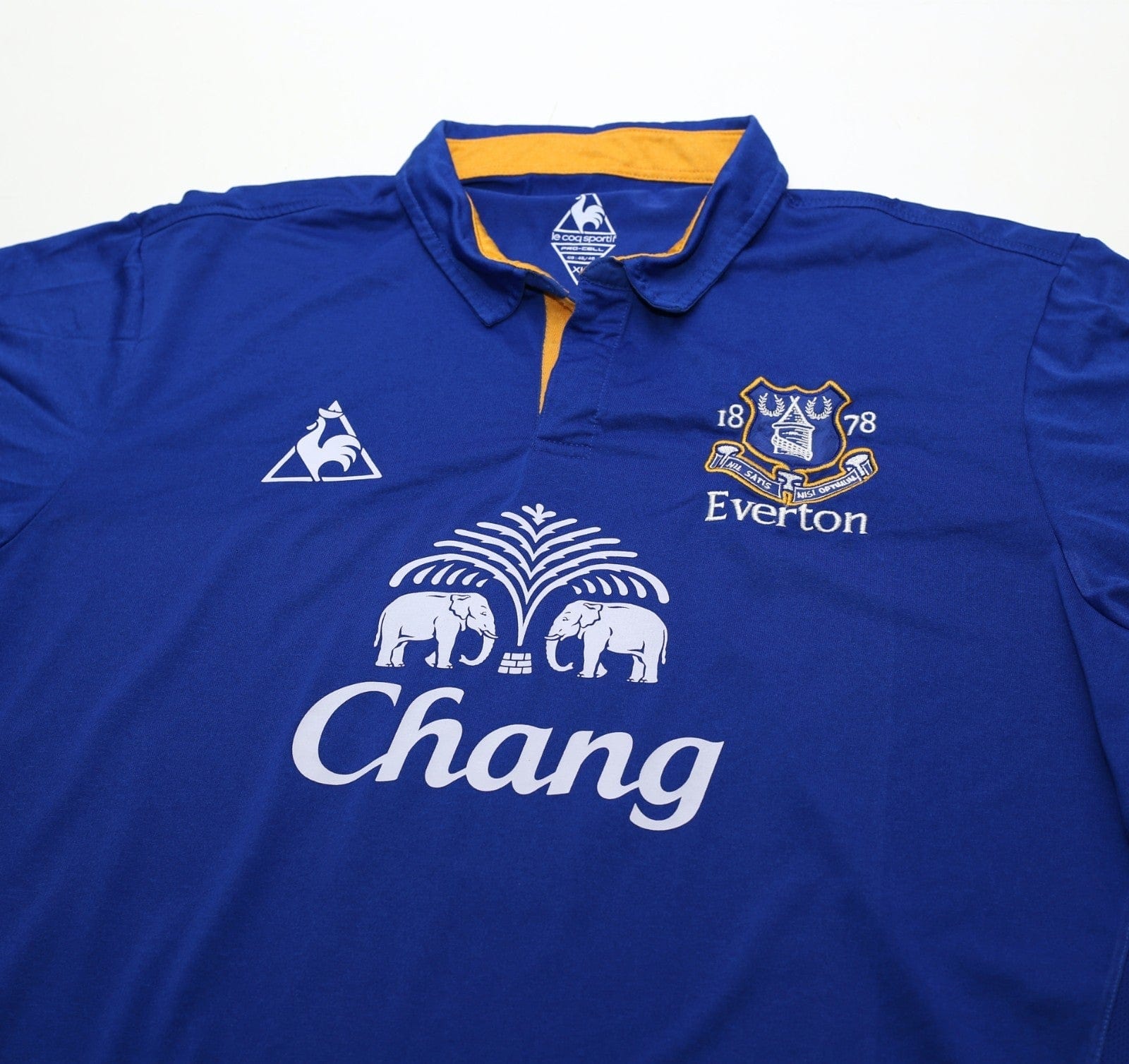 2011/12 DONOVAN #9 Everton Vintage le coq sportif Home Football Shirt (XL)